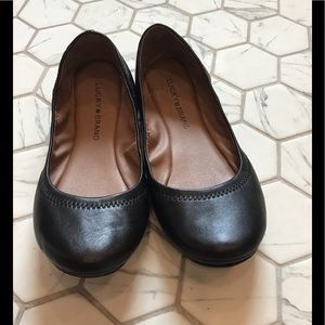 WOMEN’S LUCKY BRAND EMMIE FLAT/BLACK/SIZE  8